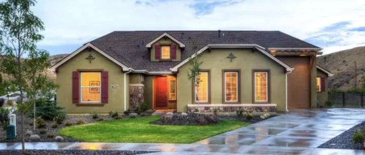 Front of 12 Oak St, a sample listing